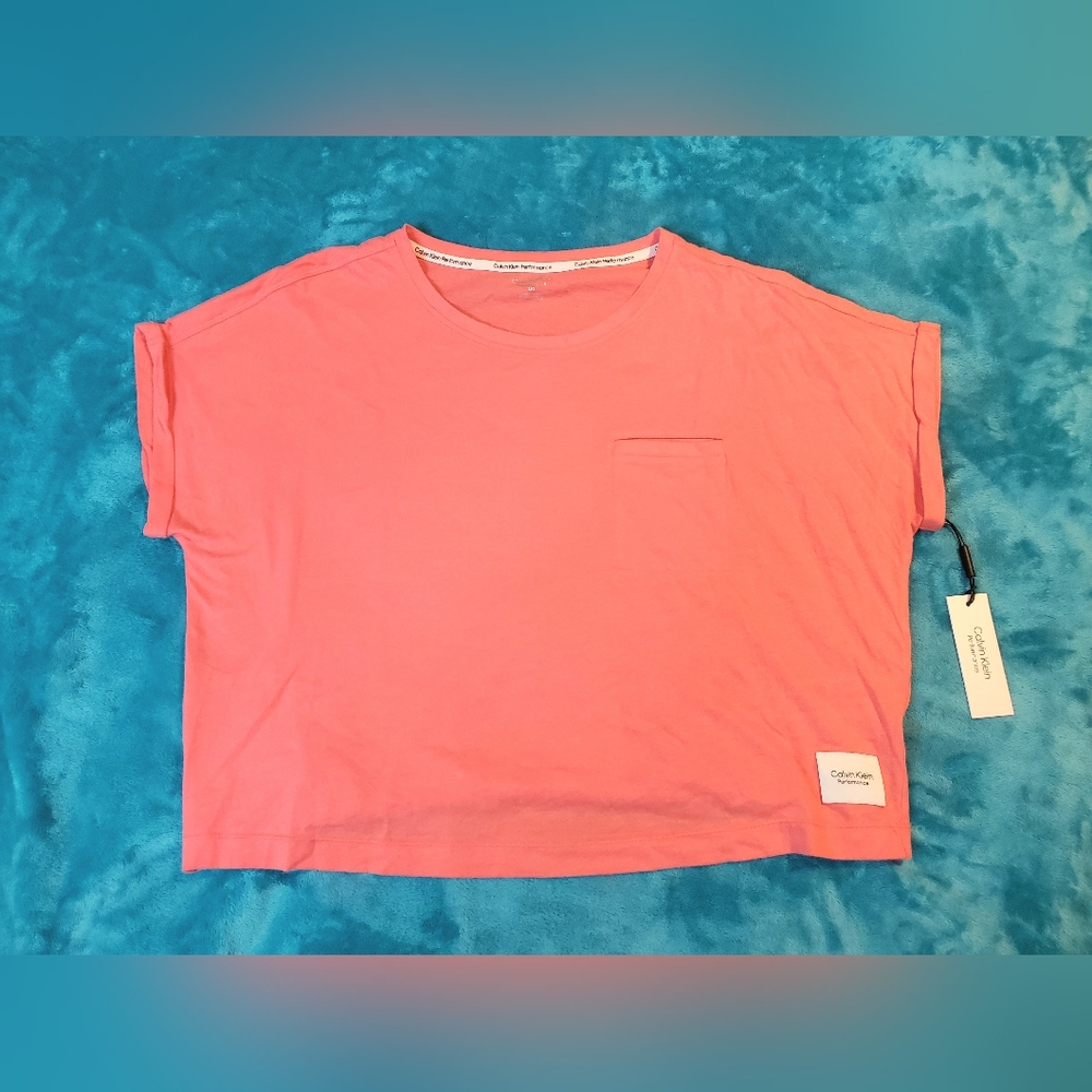 Women's NWTAG Calvin Klein Bungee Hem Top Size L